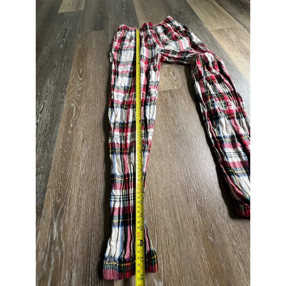 Old Navy Pajama Joggers Womens S Tall Red Plaid Flannel Sleep Pants Loungewear